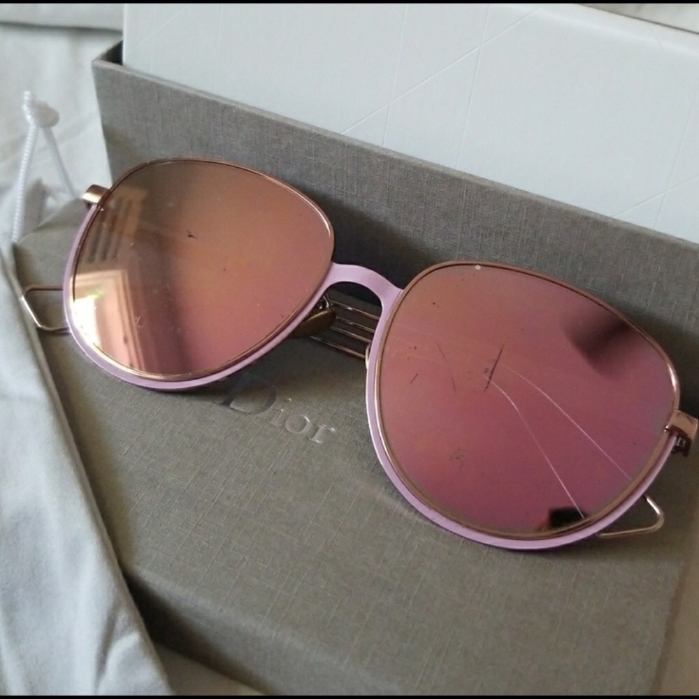 Dior Mirrored Sunglasses